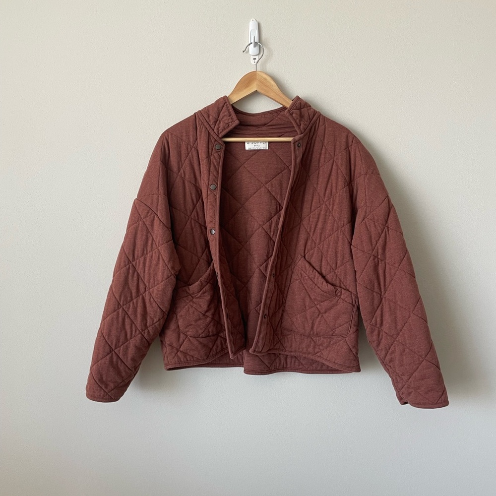 Quilted Brown Jacket